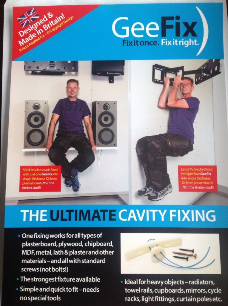 GeeFix Schwerlast-Dübel Für Gipskarton – 4er Pack Für Sichere Befestigungen